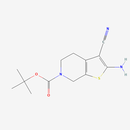 tert-Butyl 2-amino-3-cyano-4,7-dihydrothieno-[2,3-c]pyridine-6(5H)-carboxylate (CAS: 150986-83-7) - Related Chemical Product
