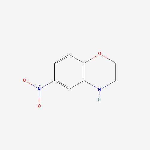 6-Nitro-3,4-dihydro-2H-1,4-benzoxazine (CAS: 28226-22-4) - Chemical Structure and Molecular Formula 