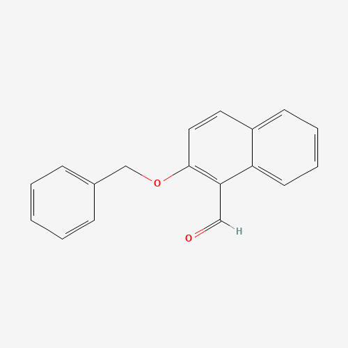 2-(Benzyloxy)-1-naphthaldehyde (CAS: 52805-48-8) - Chemical Structure and Molecular Formula 