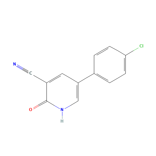 5-(4-Chlorophenyl)-2-oxo-1,2-dihydro-3-pyridinecarbonitrile (CAS: 35982-98-0) - Related Chemical Product