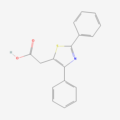 2-(2,4-Diphenyl-1,3-thiazol-5-yl)acetic acid (CAS: 21256-15-5) - Related Chemical Product