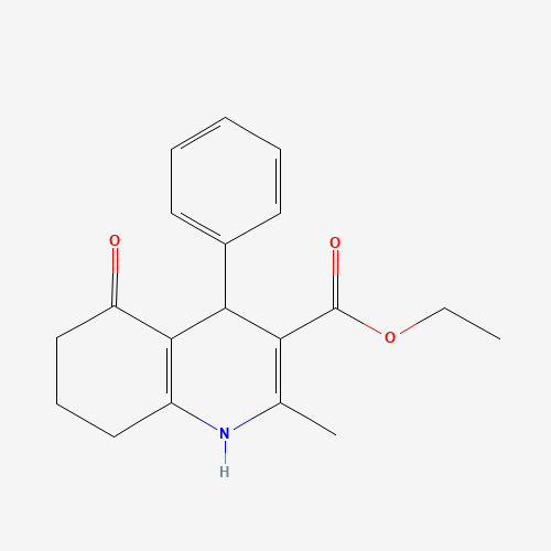 Ethyl 2-methyl-5-oxo-4-phenyl-1,4,5,6,7,8-hexahydro-3-quinolinecarboxylate (CAS: 33323-03-4) - Related Chemical Product