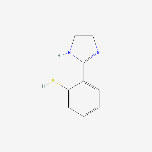 2-(4,5-Dihydro-1H-imidazol-2-yl)benzenethiol (CAS: 53440-31-6) - Chemical Structure and Molecular Formula 