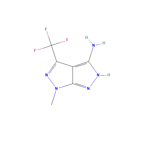 6-Methyl-4-(trifluoromethyl)-1,6-dihydropyrazolo-[3,4-c]pyrazol-3-ylamine (CAS: 478047-15-3) - Related Chemical Product