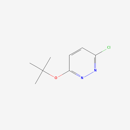 3-(tert-Butoxy)-6-chloropyridazine (CAS: 17321-24-3) - Chemical Structure and Molecular Formula 