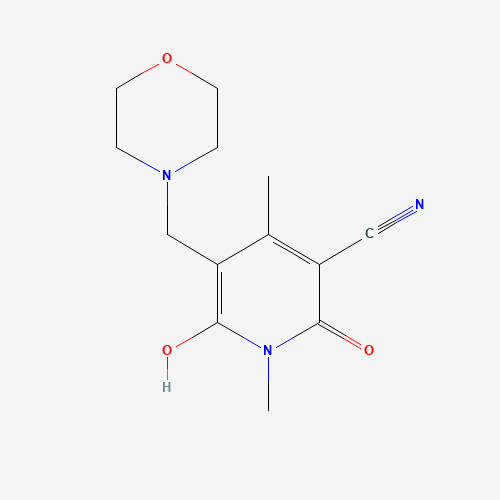 6-Hydroxy-1,4-dimethyl-5-(morpholinomethyl)-2-oxo-1,2-dihydro-3-pyridinecarbonitrile (CAS: 85843-03-4) - Related Chemical Product