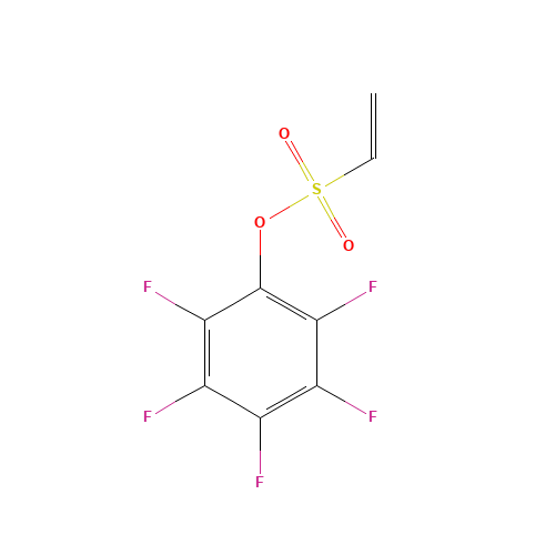 2,3,4,5,6-Pentafluorophenyl 1-ethylenesulfonate (CAS: 452905-58-7) - Chemical Structure and Molecular Formula 