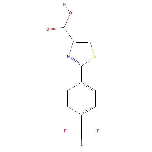 2-[4-(Trifluoromethyl)phenyl]-1,3-thiazole-4-carboxylic acid (CAS: 144061-16-5) - Related Chemical Product