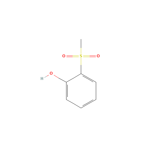 2-(Methylsulfonyl)benzenol (CAS: 27489-33-4) - Chemical Structure and Molecular Formula 