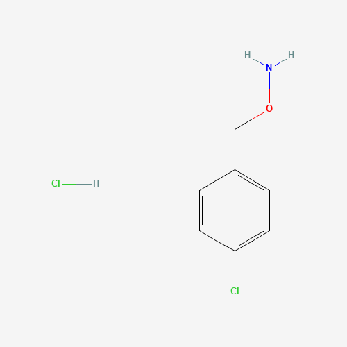1-[(Aminooxy)methyl]-4-chlorobenzene hydrochloride (CAS: 38936-60-6) - Chemical Structure and Molecular Formula 