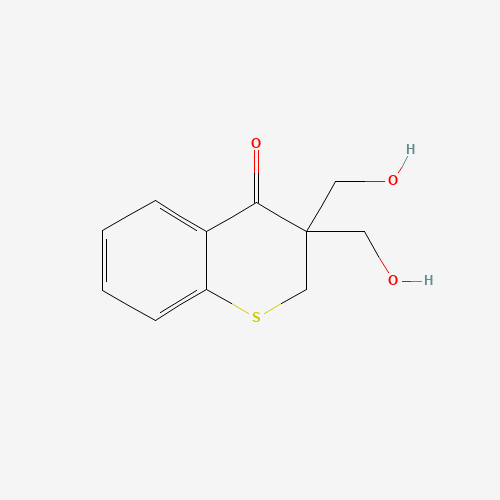3,3-Bis(hydroxymethyl)-2,3-dihydro-4H-thiochromen-4-one (CAS: 29107-30-0) - Chemical Structure and Molecular Formula 