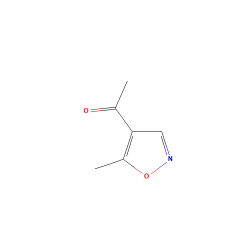 1-(5-Methyl-4-isoxazolyl)-1-ethanone (CAS: 6497-21-8) - Chemical Structure and Molecular Formula 