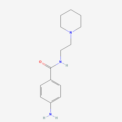 4-Amino-N-(2-piperidinoethyl)benzenecarboxamide (CAS: 51-08-1) - Related Chemical Product