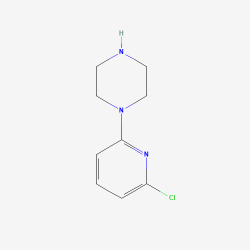 1-(6-Chloro-2-pyridinyl)piperazine (CAS: 87394-54-5) - Chemical Structure and Molecular Formula 
