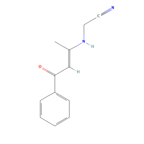 2-[(1-Methyl-3-oxo-3-phenyl-1-propenyl)amino]-acetonitrile (CAS: 56464-51-8) - Related Chemical Product