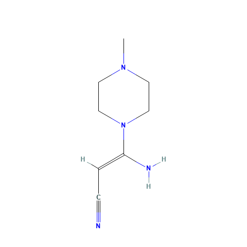 3-Amino-3-(4-methylpiperazino)acrylonitrile (CAS: 136062-62-9) - Related Chemical Product