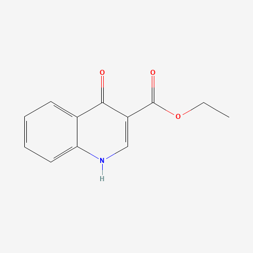 Ethyl 4-oxo-1,4-dihydro-3-quinolinecarboxylate (CAS: 52980-28-6) - Chemical Structure and Molecular Formula 