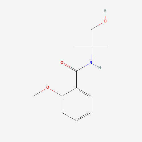 N-(2-Hydroxy-1,1-dimethylethyl)-2-methoxybenzenecarboxamide (CAS: 74201-13-1) - Chemical Structure and Molecular Formula 