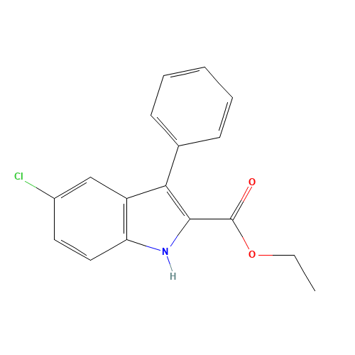 Ethyl 5-chloro-3-phenyl-1H-indole-2-carboxylate (CAS: 21139-32-2) - Related Chemical Product