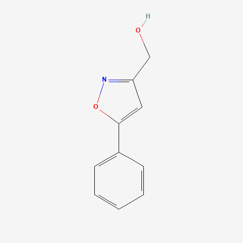 (5-Phenyl-3-isoxazolyl)methanol (CAS: 1619-37-0) - Chemical Structure and Molecular Formula 