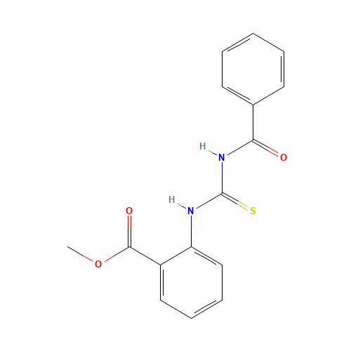 Methyl 2-{[(benzoylamino)carbothioyl]-amino}benzenecarboxylate (CAS: 77711-35-4) - Related Chemical Product
