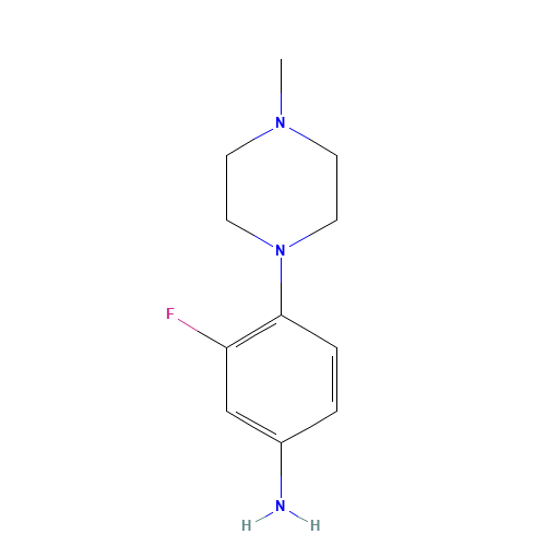 3-Fluoro-4-(4-methylpiperazino)aniline (CAS: 221198-99-8) - Related Chemical Product