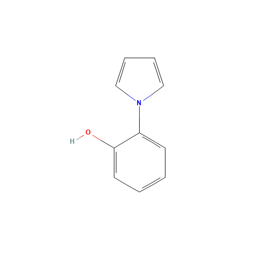 2-(1H-Pyrrol-1-yl)benzenol (CAS: 32277-91-1) - Chemical Structure and Molecular Formula 