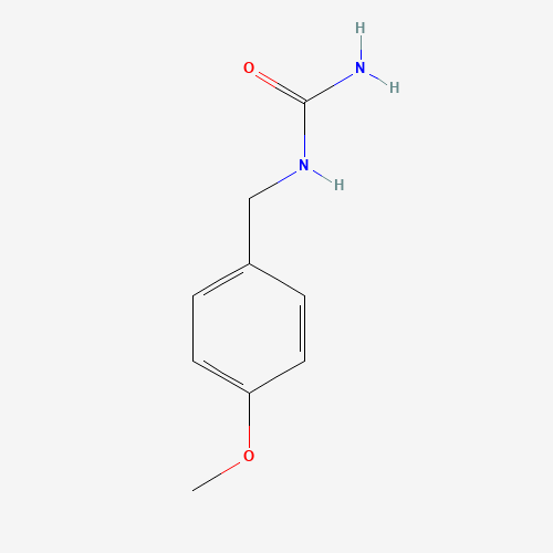 N-(4-Methoxybenzyl)urea (CAS: 54582-35-3) - Chemical Structure and Molecular Formula 