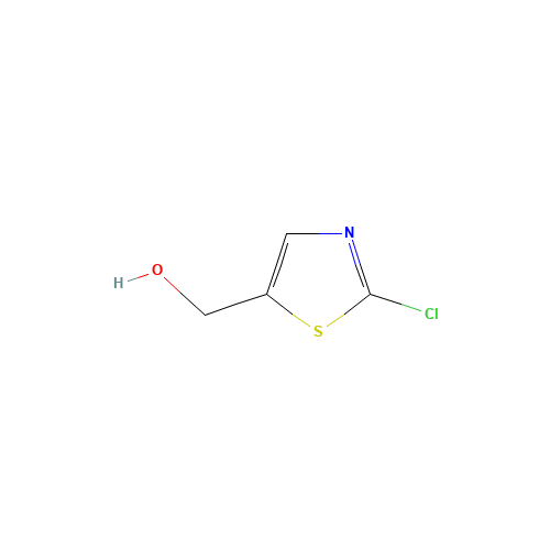 (2-Chloro-1,3-thiazol-5-yl)methanol (CAS: 145015-15-2) - Chemical Structure and Molecular Formula 