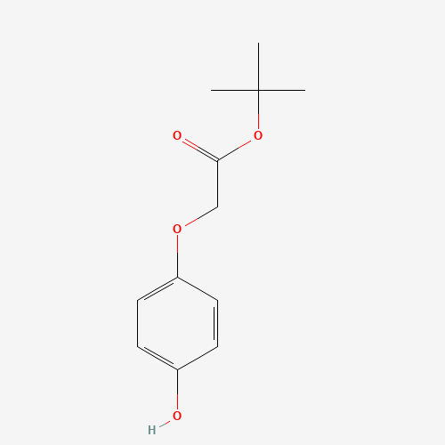 tert-Butyl 2-(4-hydroxyphenoxy)acetate (CAS: 42806-92-8) - Chemical Structure and Molecular Formula 