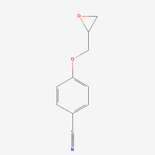 4-(2-Oxiranylmethoxy)benzenecarbonitrile (CAS: 38791-92-3) - Chemical Structure and Molecular Formula 
