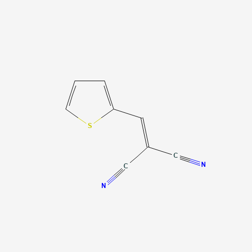 2-(2-Thienylmethylene)malononitrile chemical structure 2-(2-Thienylmethylene)malononitrile (CAS: 28162-32-5) - Chemical Structure and Molecular Formula