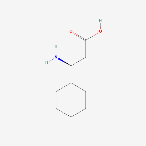 3-Amino-3-cyclohexylpropanoic acid (CAS: 91383-14-1) - Chemical Structure and Molecular Formula 