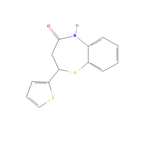 2-(2-Thienyl)-2,3-dihydro-1,5-benzothiazepin-4(5H)-one (CAS: 5871-68-1) - Related Chemical Product