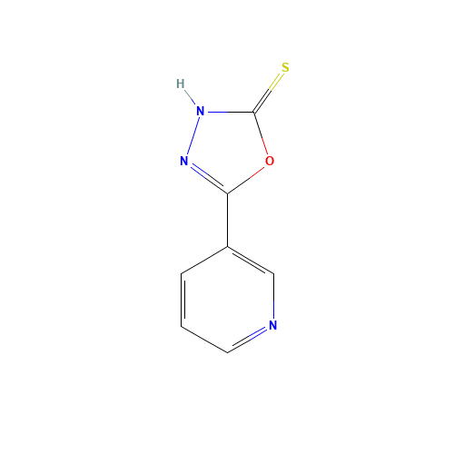 5-(3-Pyridinyl)-1,3,4-oxadiazole-2-thiol (CAS: 3690-46-8) - Related Chemical Product