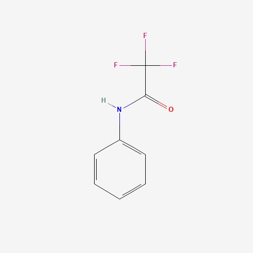 2,2,2-Trifluoro-N-phenylacetamide (CAS: 404-24-0) - Chemical Structure and Molecular Formula 