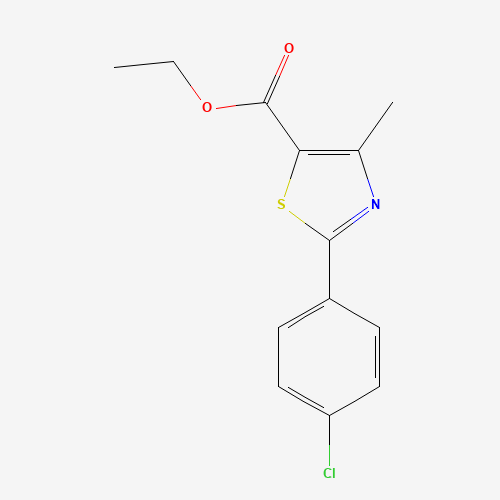 Ethyl 2-(4-chlorophenyl)-4-methyl-1,3-thiazole-5-carboxylate (CAS: 54001-12-6) - Related Chemical Product