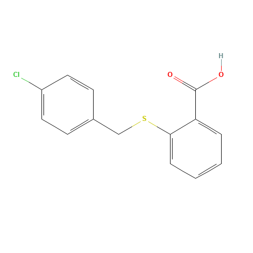2-[(4-Chlorobenzyl)sulfanyl]benzenecarboxylic acid (CAS: 15887-84-0) - Related Chemical Product