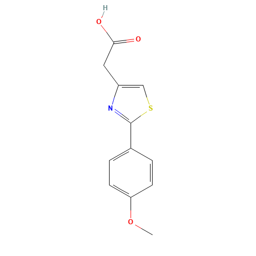 2-[2-(4-Methoxyphenyl)-1,3-thiazol-4-yl]-acetic acid (CAS: 23353-14-2) - Related Chemical Product