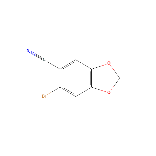 6-Bromo-1,3-benzodioxole-5-carbonitrile (CAS: 6120-26-9) - Related Chemical Product