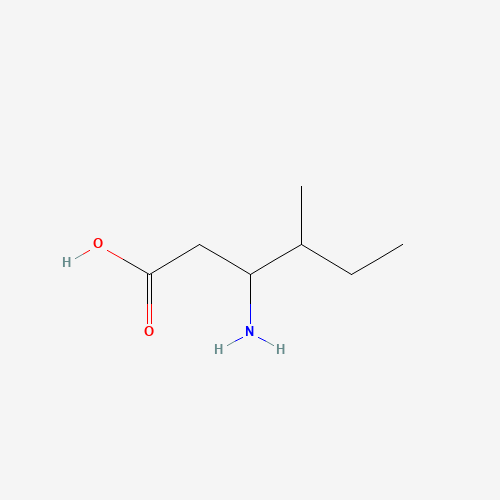 3-Amino-4-methylhexanoic acid (CAS: 40469-87-2) - Chemical Structure and Molecular Formula 