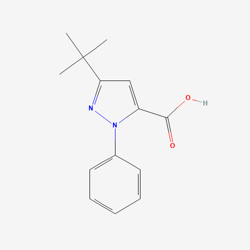 3-(tert-Butyl)-1-phenyl-1H-pyrazole-5-carboxylic acid (CAS: 93045-47-7) - Related Chemical Product
