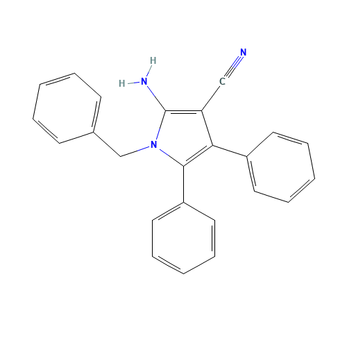 2-Amino-1-benzyl-4,5-diphenyl-1H-pyrrole-3-carbonitrile (CAS: 55817-67-9) - Related Chemical Product