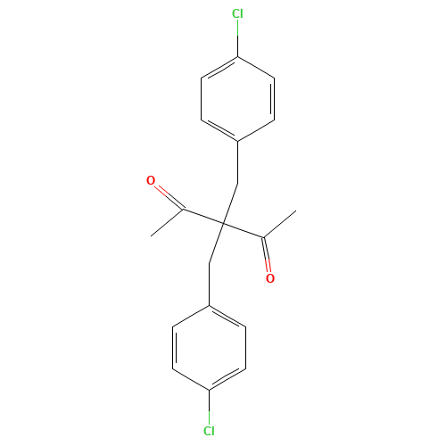 3,3-Bis(4-chlorobenzyl)-2,4-pentanedione (CAS: 130745-77-6) - Related Chemical Product