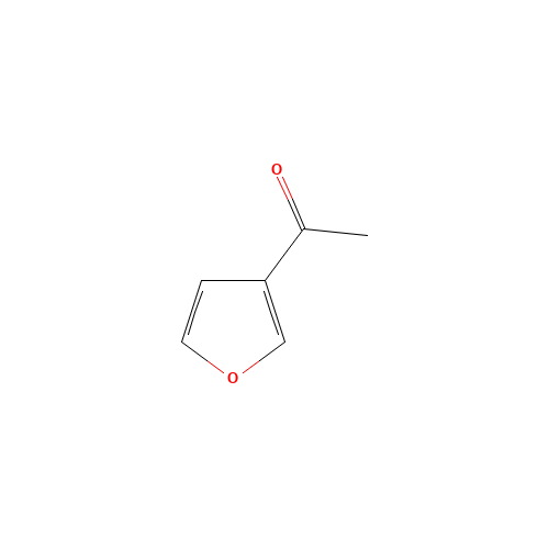 1-(3-Furyl)-1-ethanone (CAS: 14313-09-8) - Chemical Structure and Molecular Formula 