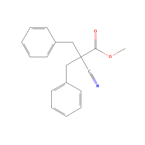 Methyl 2-benzyl-2-cyano-3-phenylpropanoate (CAS: 42550-72-1) - Related Chemical Product