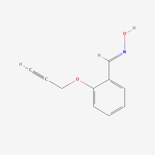 2-(2-Propynyloxy)benzenecarbaldehyde oxime (CAS: 55241-70-8) - Chemical Structure and Molecular Formula 
