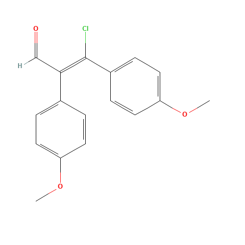 3-Chloro-2,3-bis(4-methoxyphenyl)acrylaldehyde (CAS: 19881-70-0) - Related Chemical Product