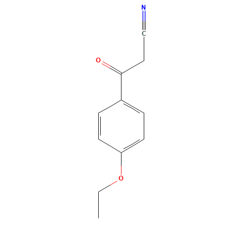 3-(4-Methoxyphenyl)-3-oxopropanenitrile (CAS: 54605-62-8) - Chemical Structure and Molecular Formula 