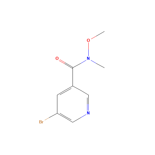 5-Bromo-N-methoxy-N-methylnicotinamide (CAS: 183608-47-1) - Related Chemical Product